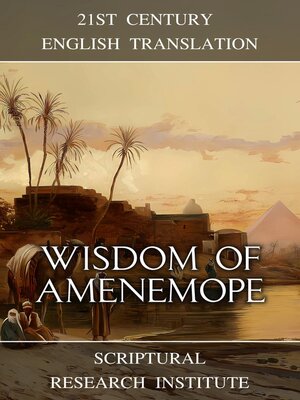 cover image of Wisdom of Amenemope